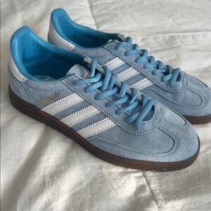 Never been worn Adidas Spezial Light Blue and White Sneakers